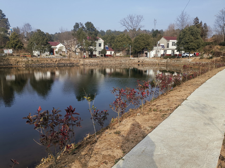 圖為冬日百嶺村高擺村民組<div   id=