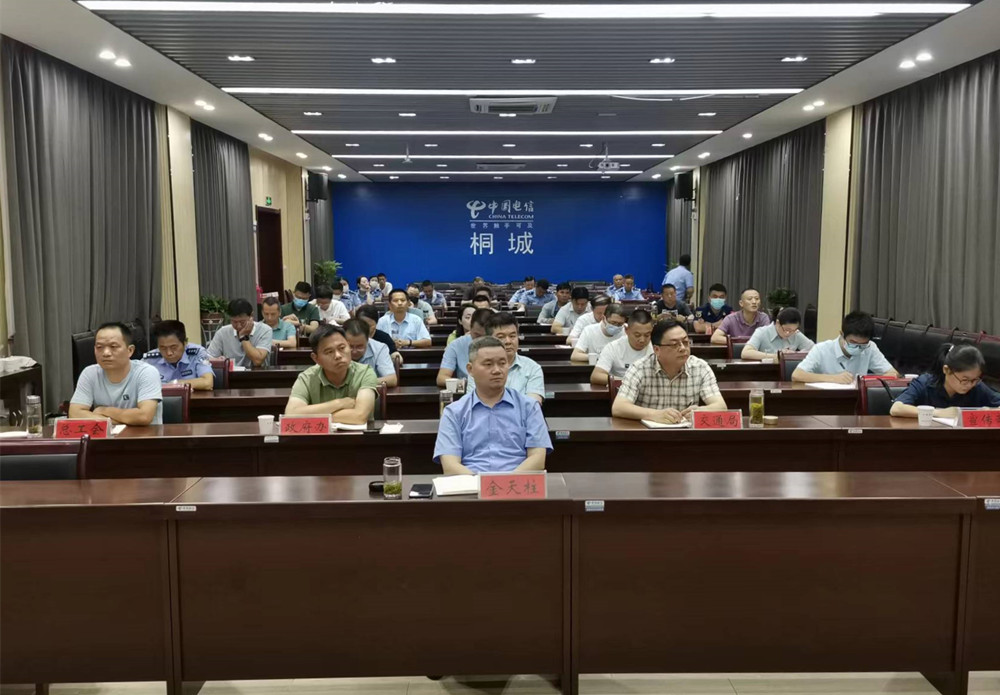 圖為我市在分會場收聽收看安慶市道路交通安全工作聯(lián)席會議電視電話會議。.jpg