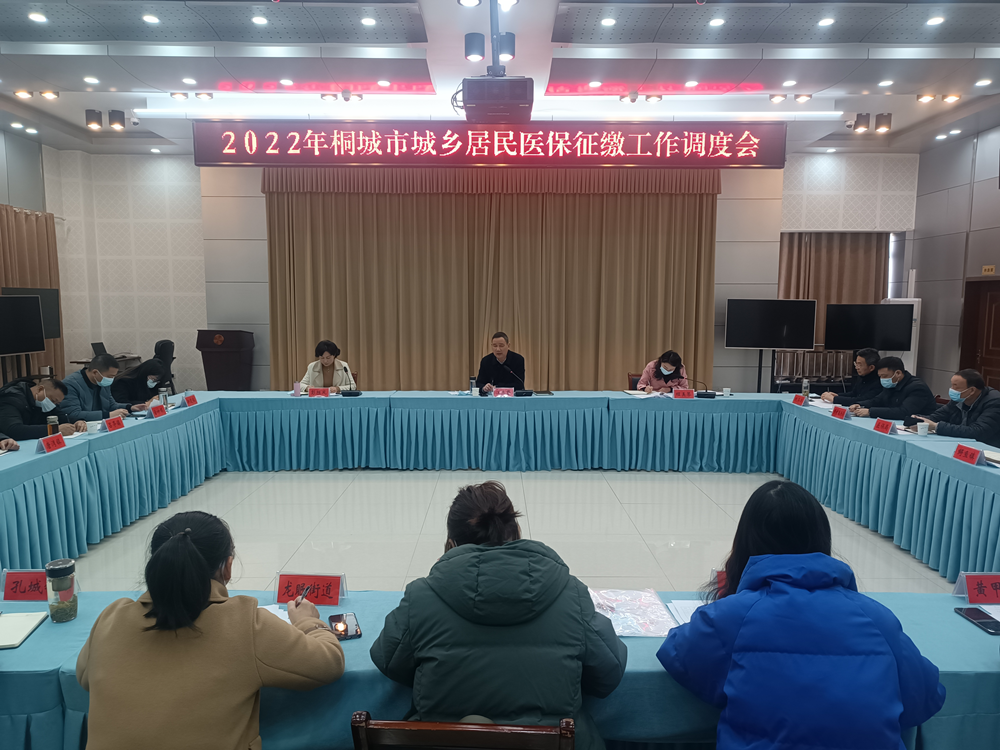 我市召開2022年桐城市城鄉(xiāng)居民醫(yī)保征繳工作調(diào)度會 (1).png