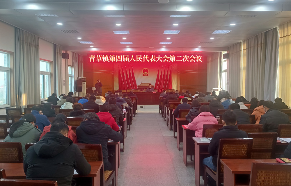 青草鎮(zhèn)召開第四屆人民代表大會第二次會議.jpg