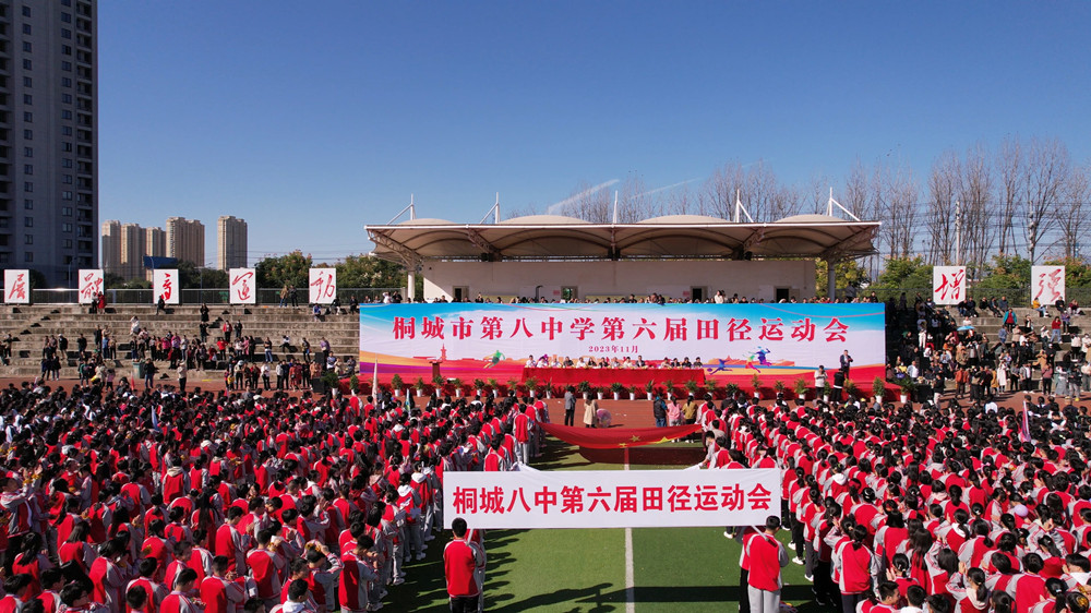 桐城第八中學(xué)第六屆田徑運動會開幕.jpg