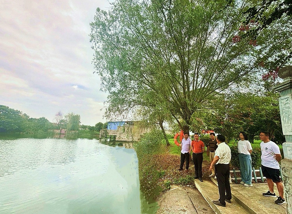 /uploads/image/2025/08/11/21ee5019388399245fecfd3bd8cd0418.jpg 政協(xié)委員們正在土橋村大墩組姚塘查看安全防護(hù)設(shè)施配置情.jpg